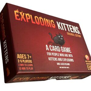 Exploding Kittens Original Edition Card Game 2-5 Players Fast Game Easy to Learn